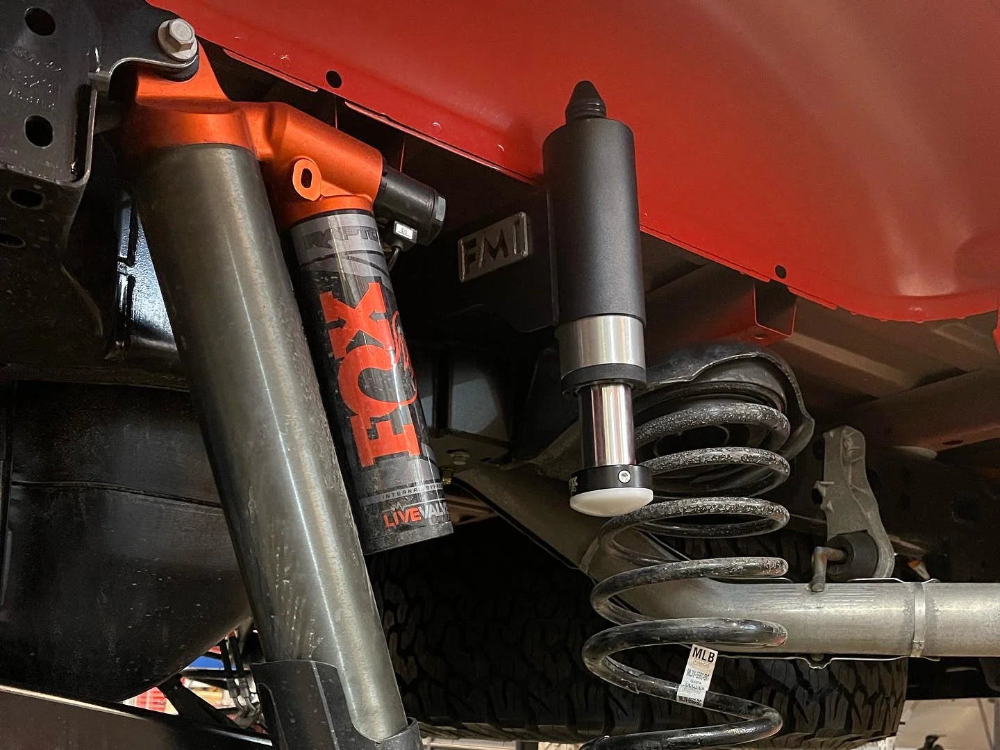 Gen 3 Raptor Hydraulic Bump Stop Kit for Rear Suspension MIG Welded - Hammer Black - Apollo Off-Road