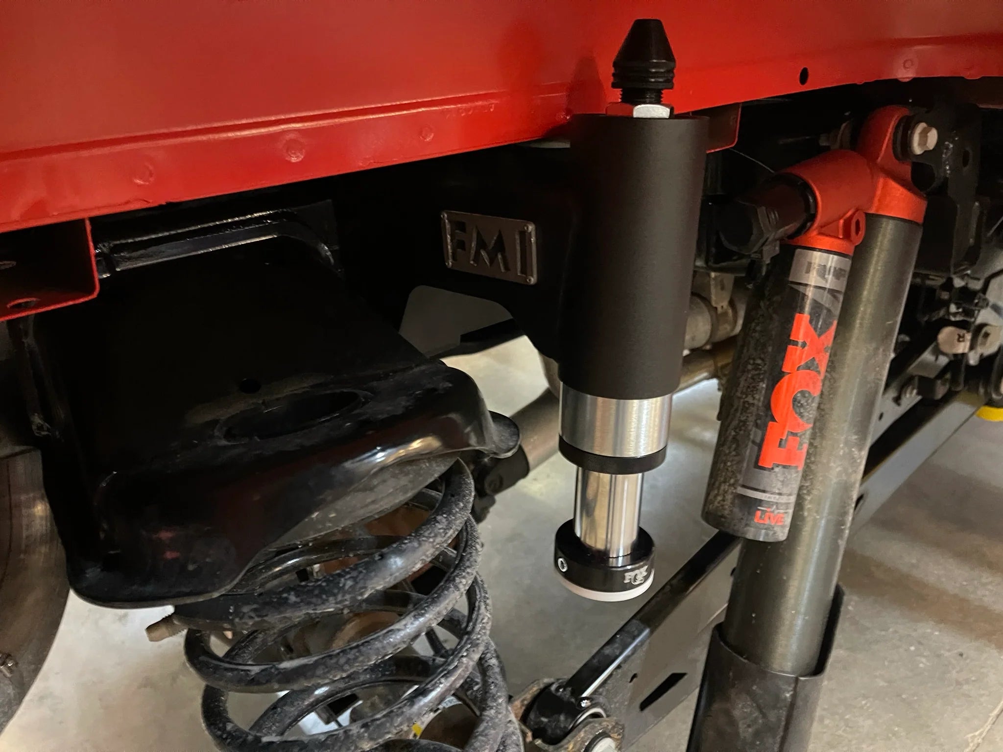 Gen 3 Raptor Hydraulic Bump Stop Kit for Rear Suspension MIG Welded - Hammer Black - Apollo Off-Road