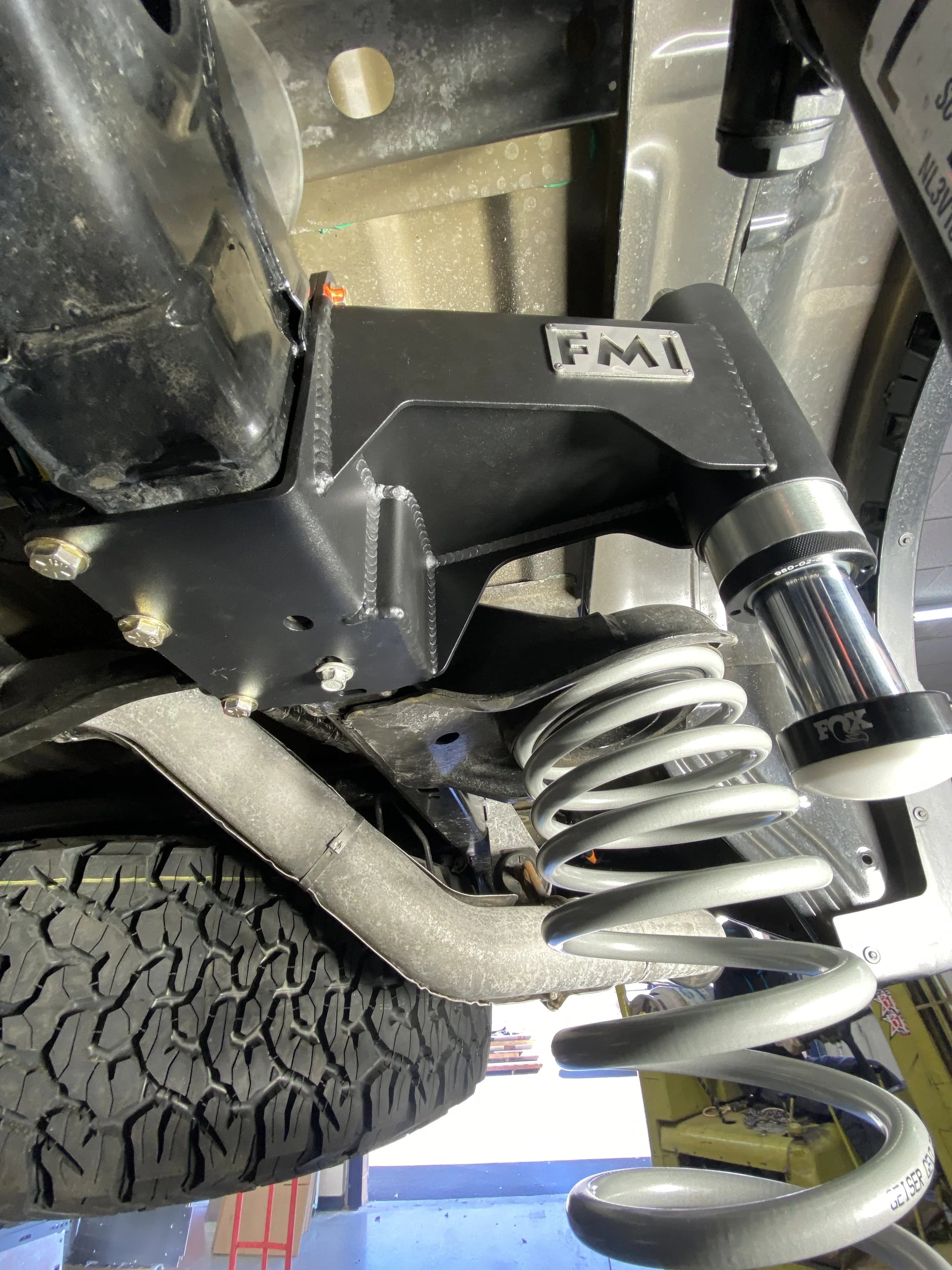 Gen 3 Raptor Hydraulic Bump Stop Kit for Rear Suspension MIG Welded - Hammer Black - Apollo Off-Road