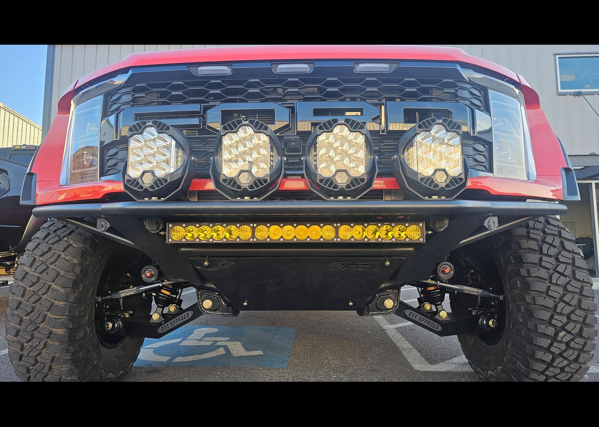 SVC Offroad Baja Bumper / With Heat Exchanger - 23+ Ford Raptor R