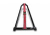 Gloss Black Bed Mounted Tire Carrier with Red Strap - Apollo Off-Road