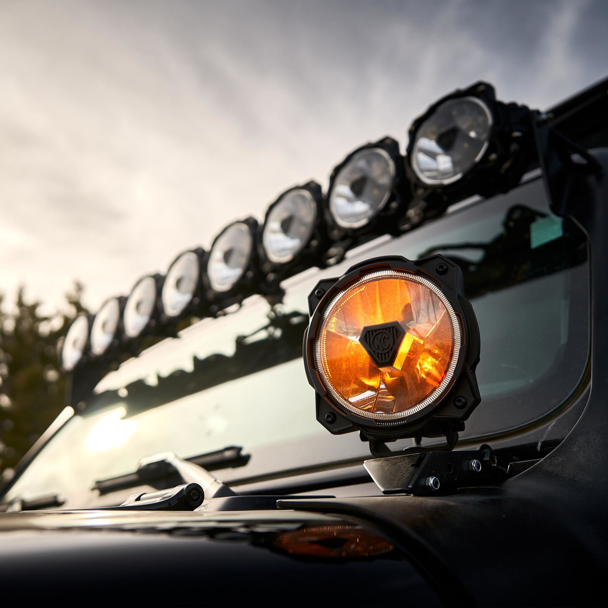 Gravity Titan 6" LED - Single Light - Wide-40 Beam - Apollo Off-Road