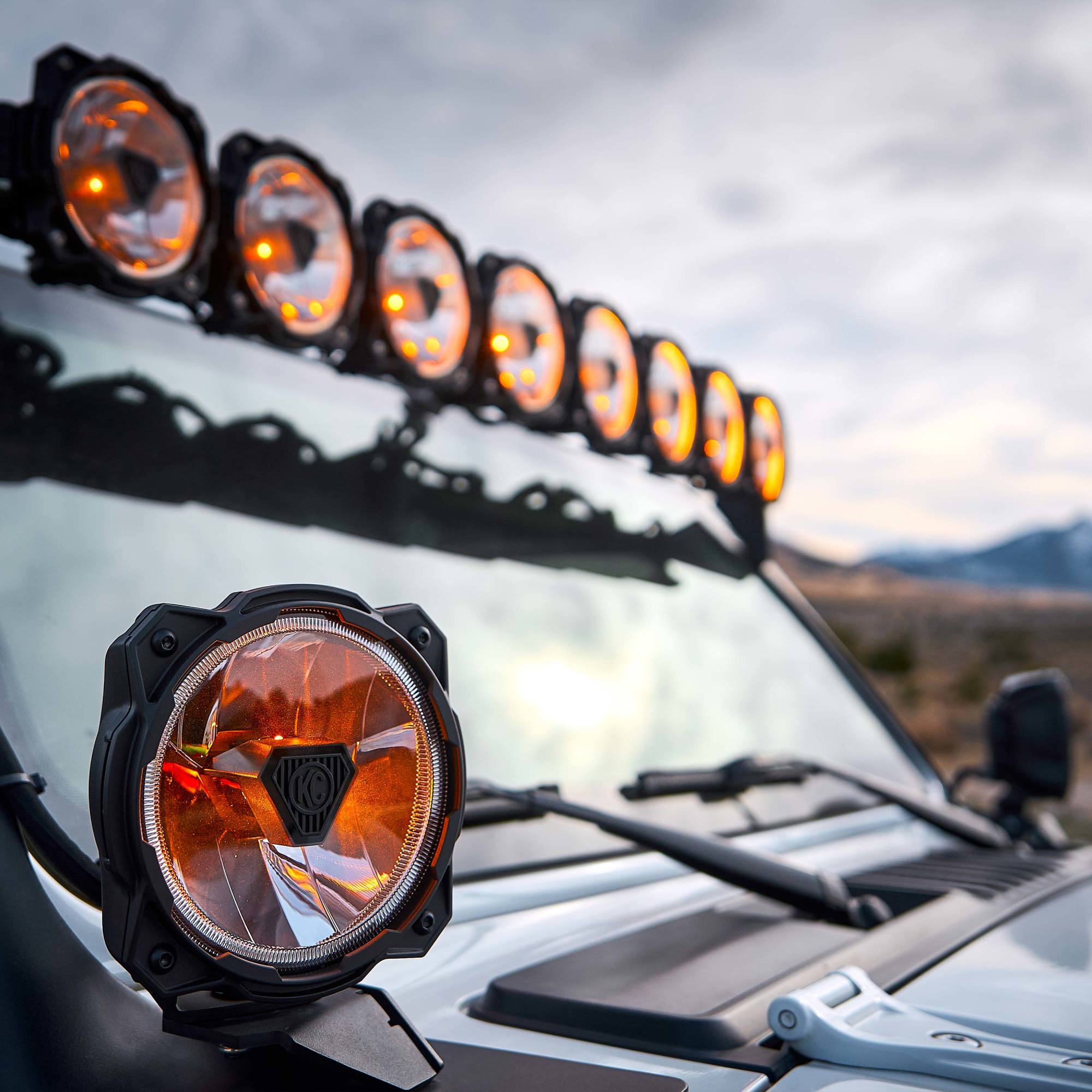 Gravity Titan 6" LED - Single Light - Wide-40 Beam - Apollo Off-Road