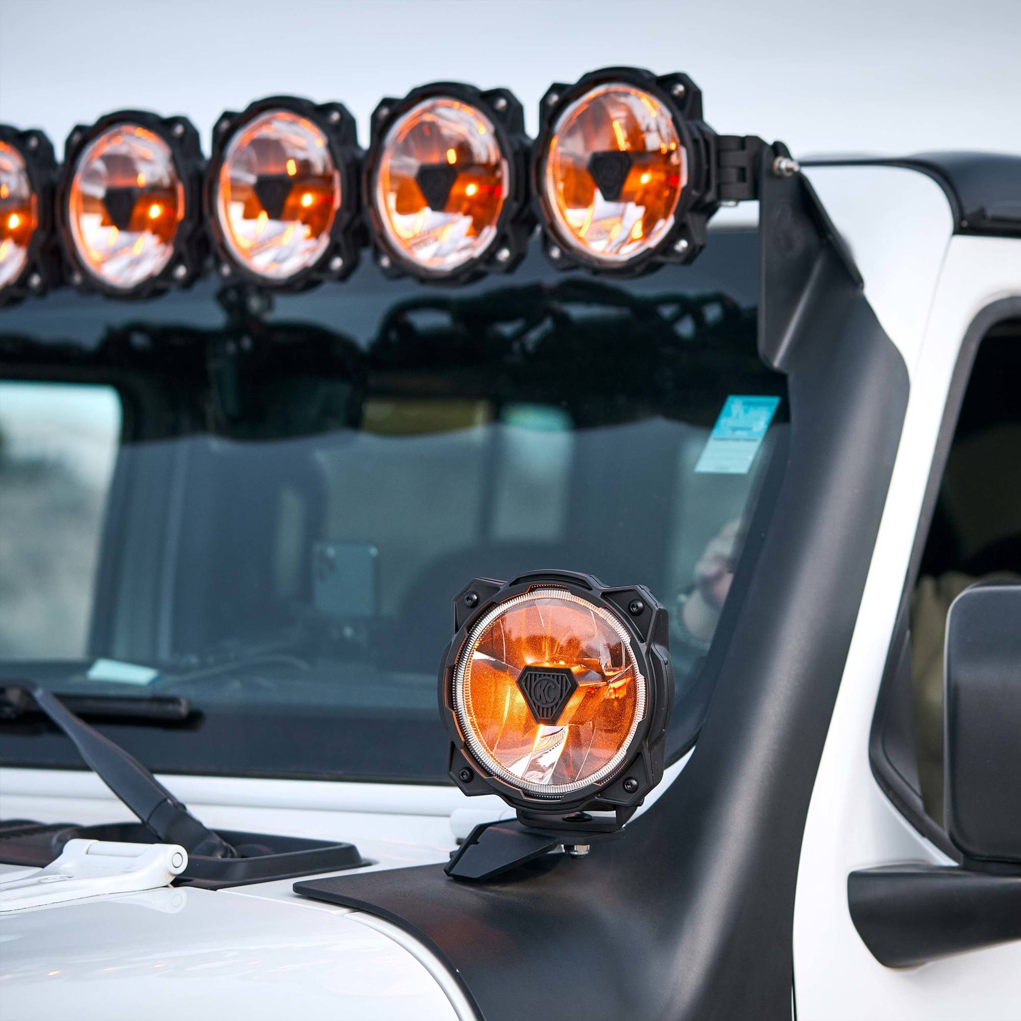 Gravity Titan 6" LED - Single Light - Wide-40 Beam - Apollo Off-Road