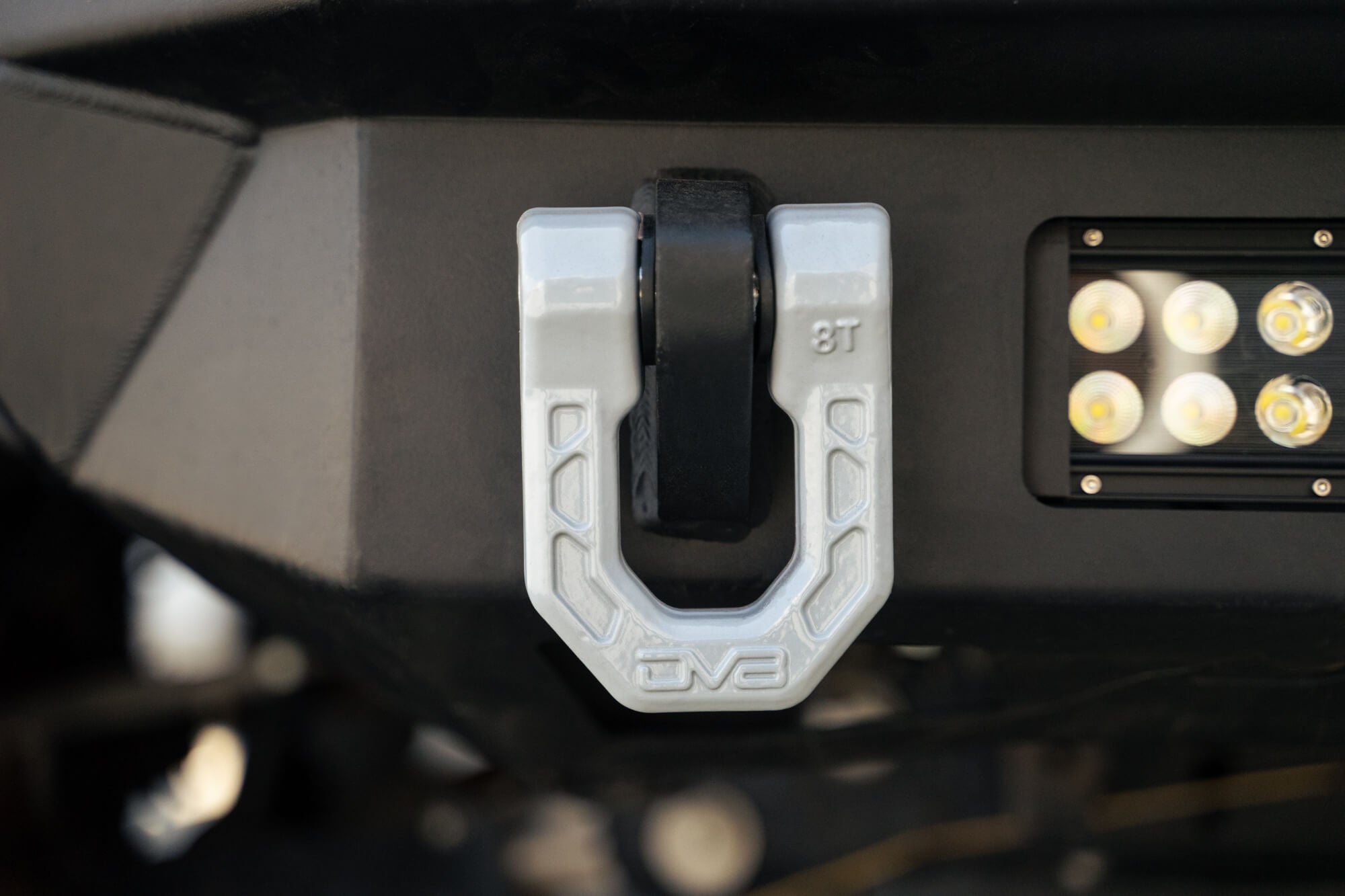 Gray DV8 Elite Series D-Rings (Pair) - Apollo Off-Road