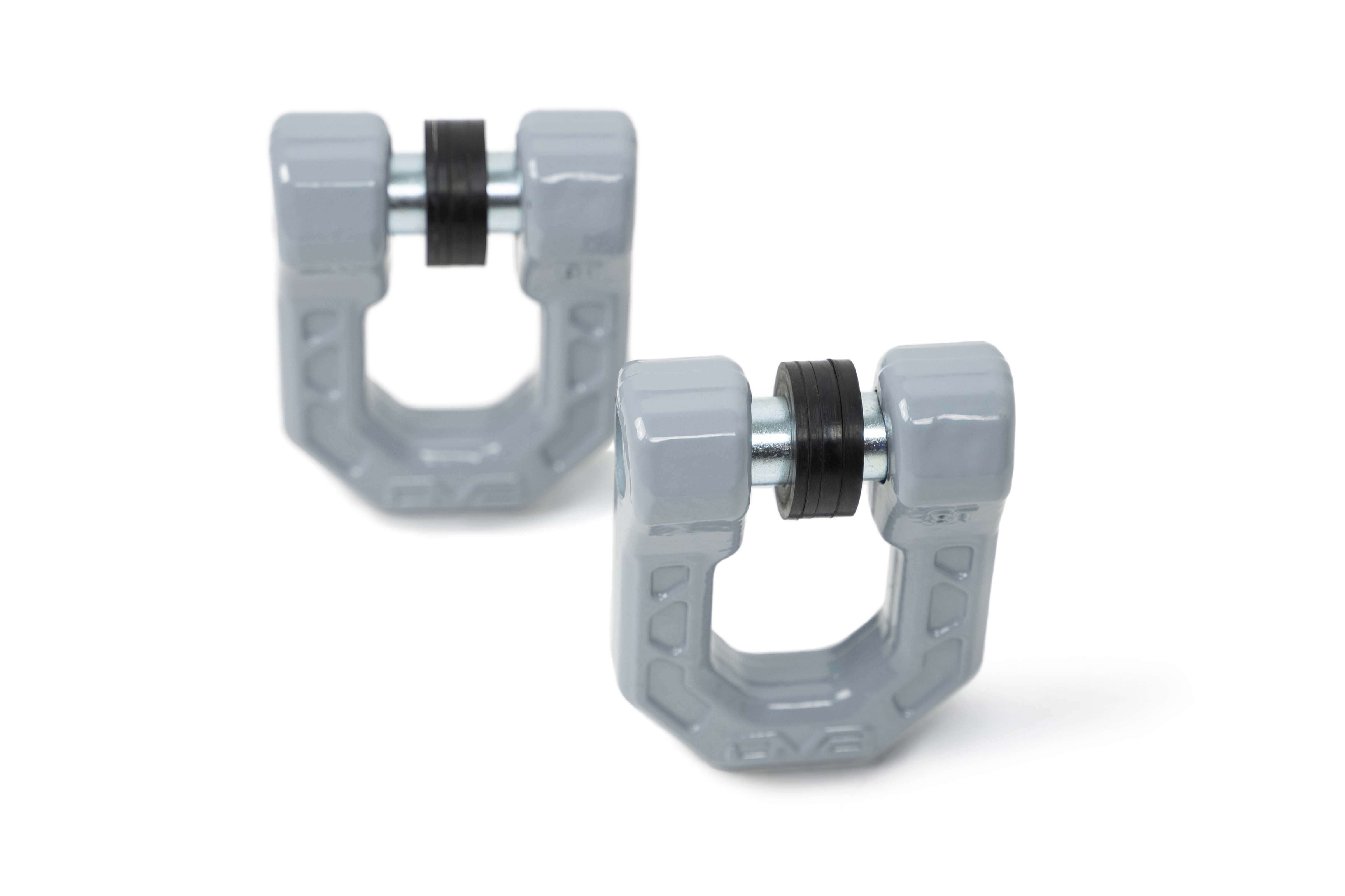 Gray DV8 Elite Series D-Rings (Pair) - Apollo Off-Road