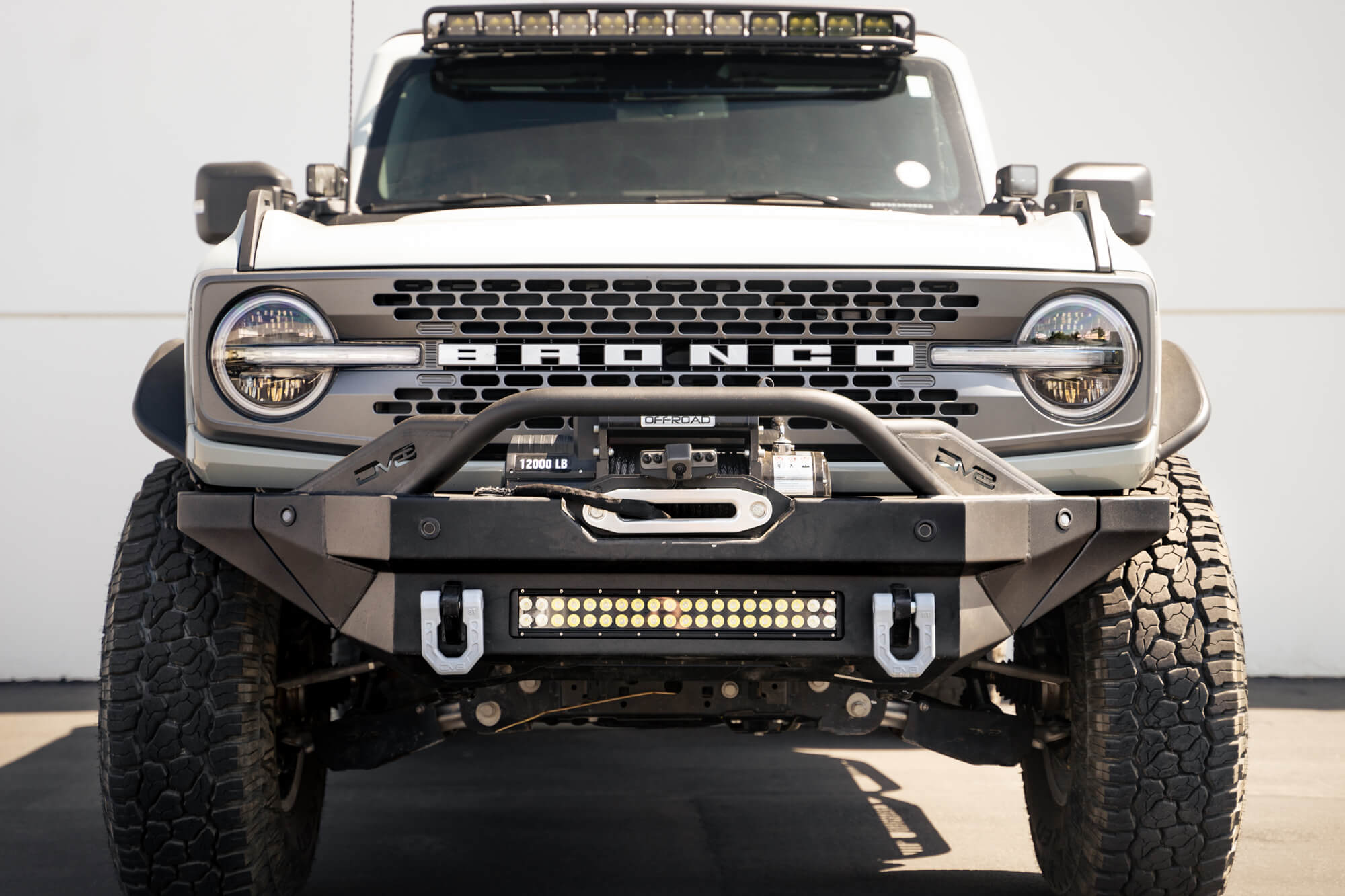 Gray DV8 Elite Series D-Rings (Pair) - Apollo Off-Road