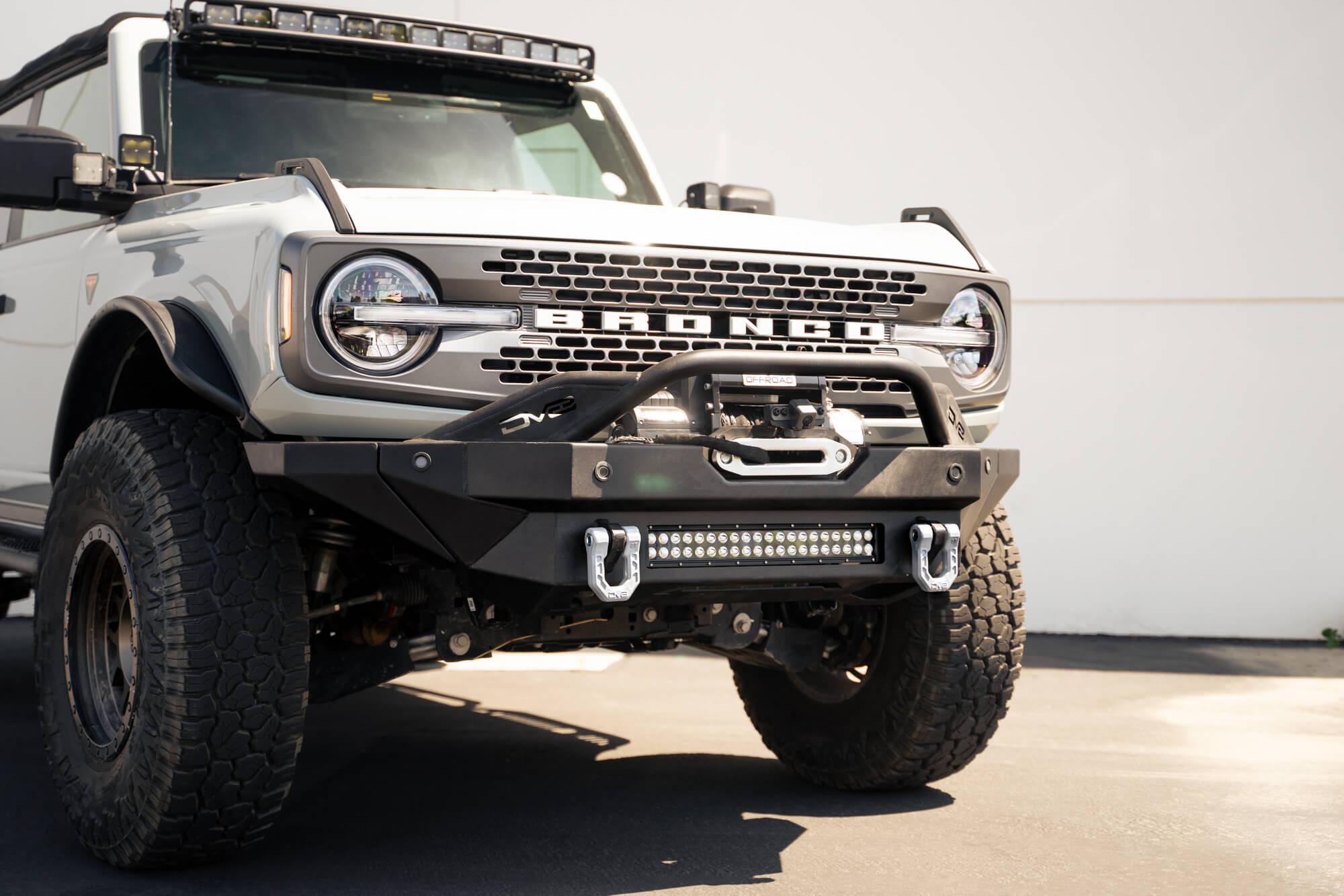 Gray DV8 Elite Series D-Rings (Pair) - Apollo Off-Road