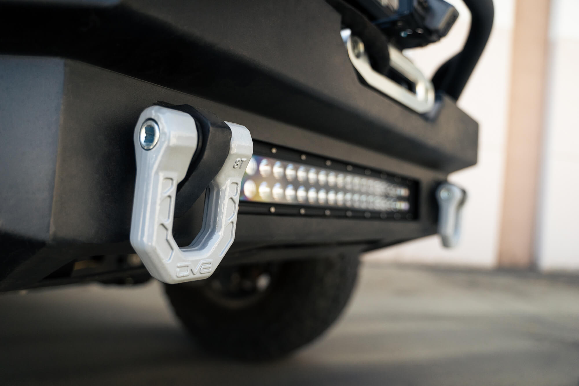 Gray DV8 Elite Series D-Rings (Pair) - Apollo Off-Road
