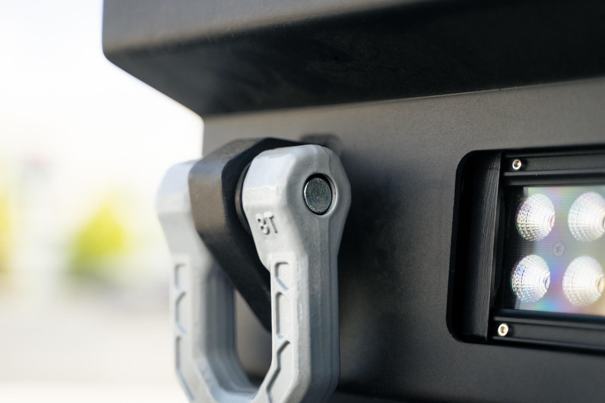 Gray DV8 Elite Series D-Rings (Pair) - Apollo Off-Road