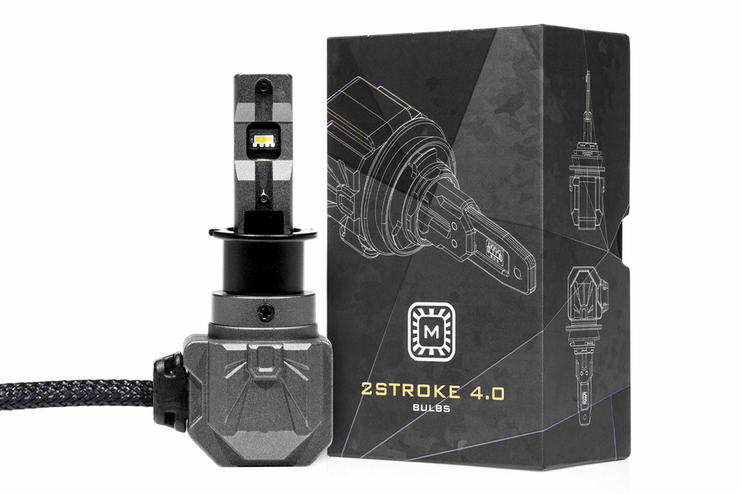 H3: Morimoto 2Stroke 4.0 LED Bulb(Each) - Apollo Off-Road