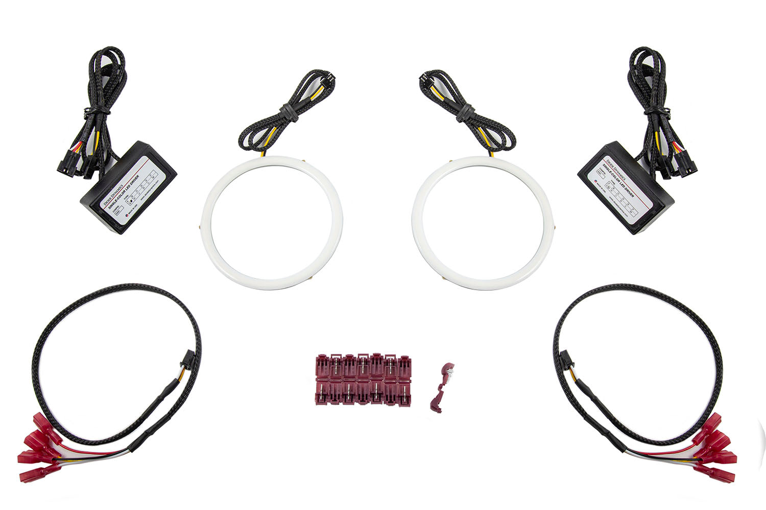 Diode Dynamics Halo 110mm Red (pair)