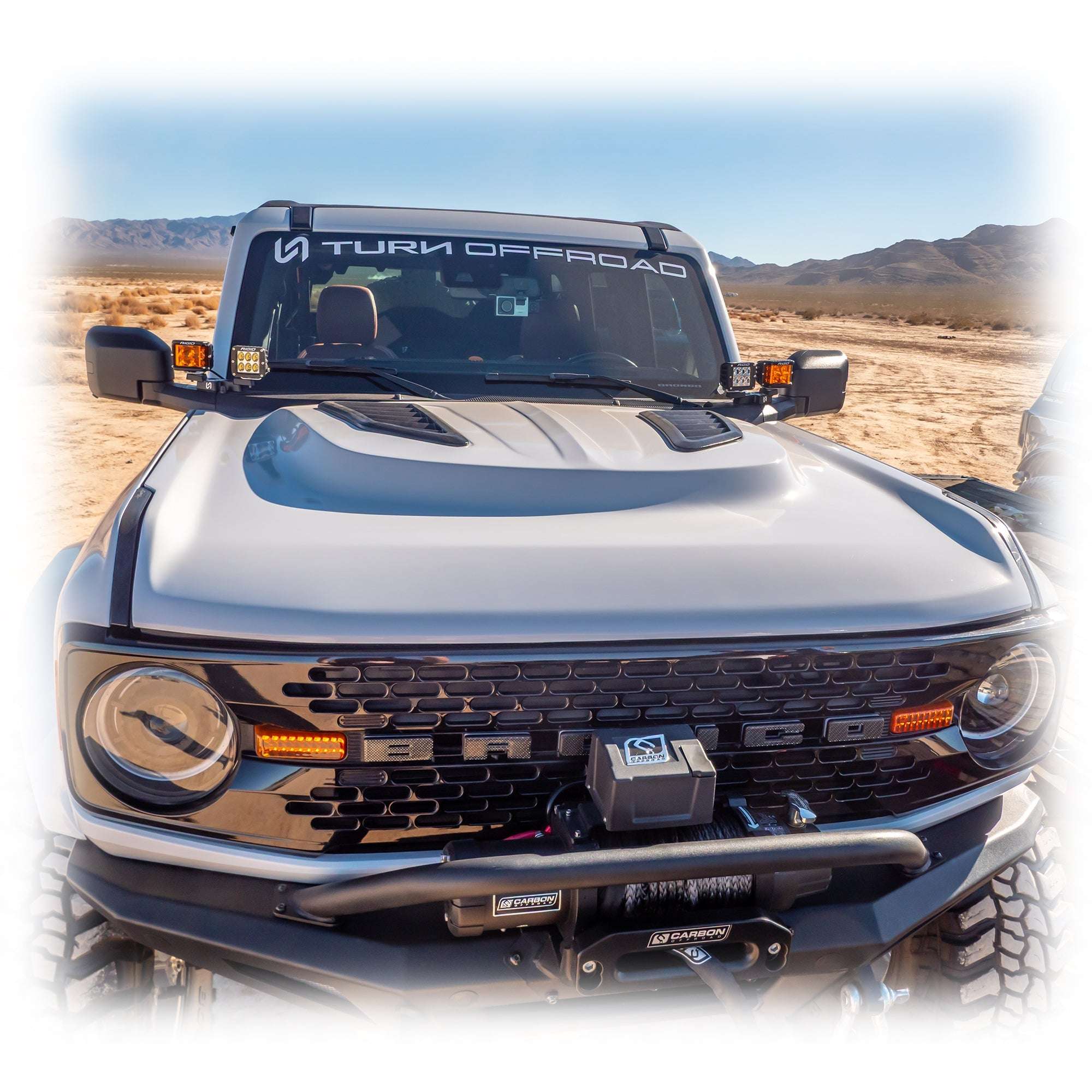 Heat Extraction Fiberglass Hood for Ford Bronco