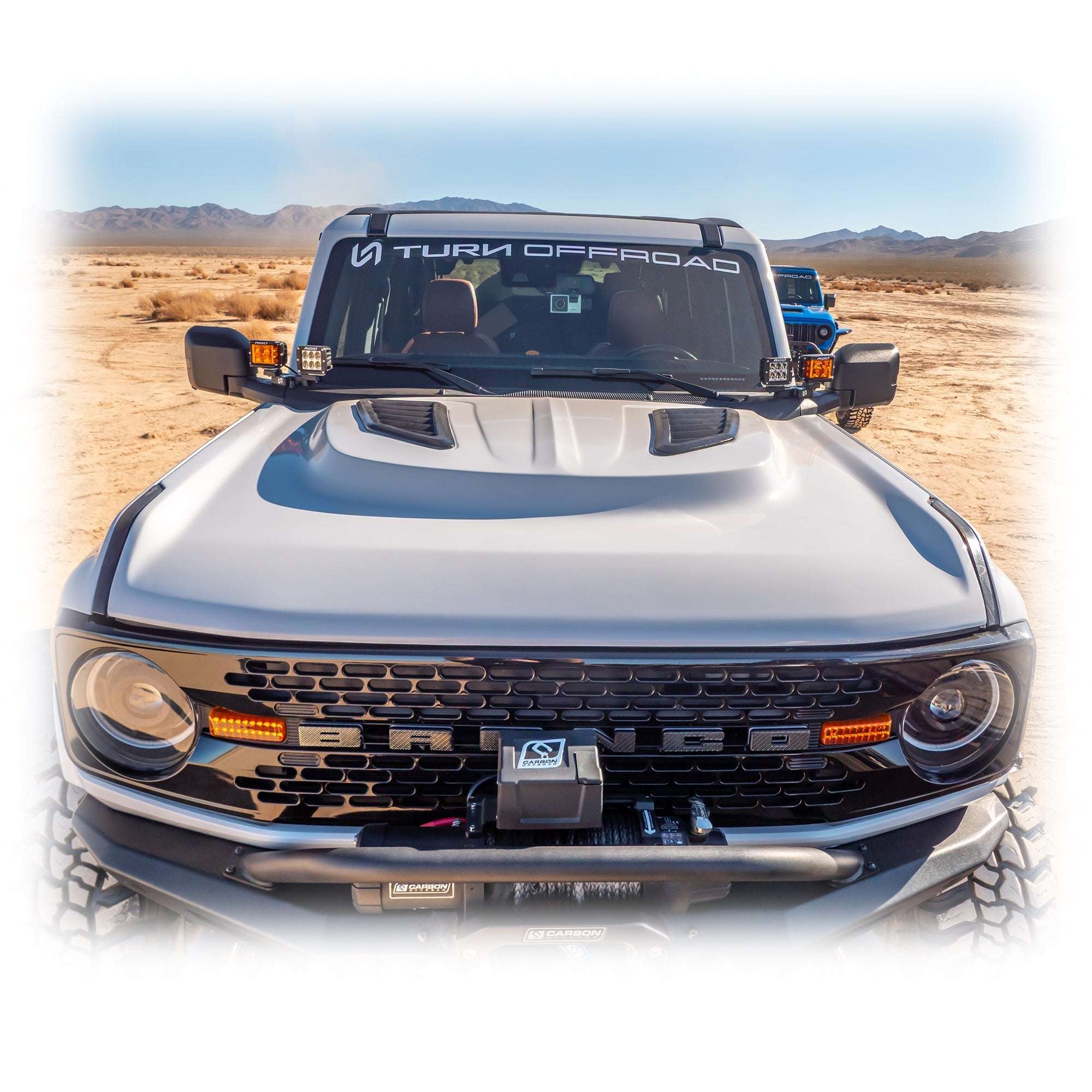 Heat Extraction Fiberglass Hood for Ford Bronco