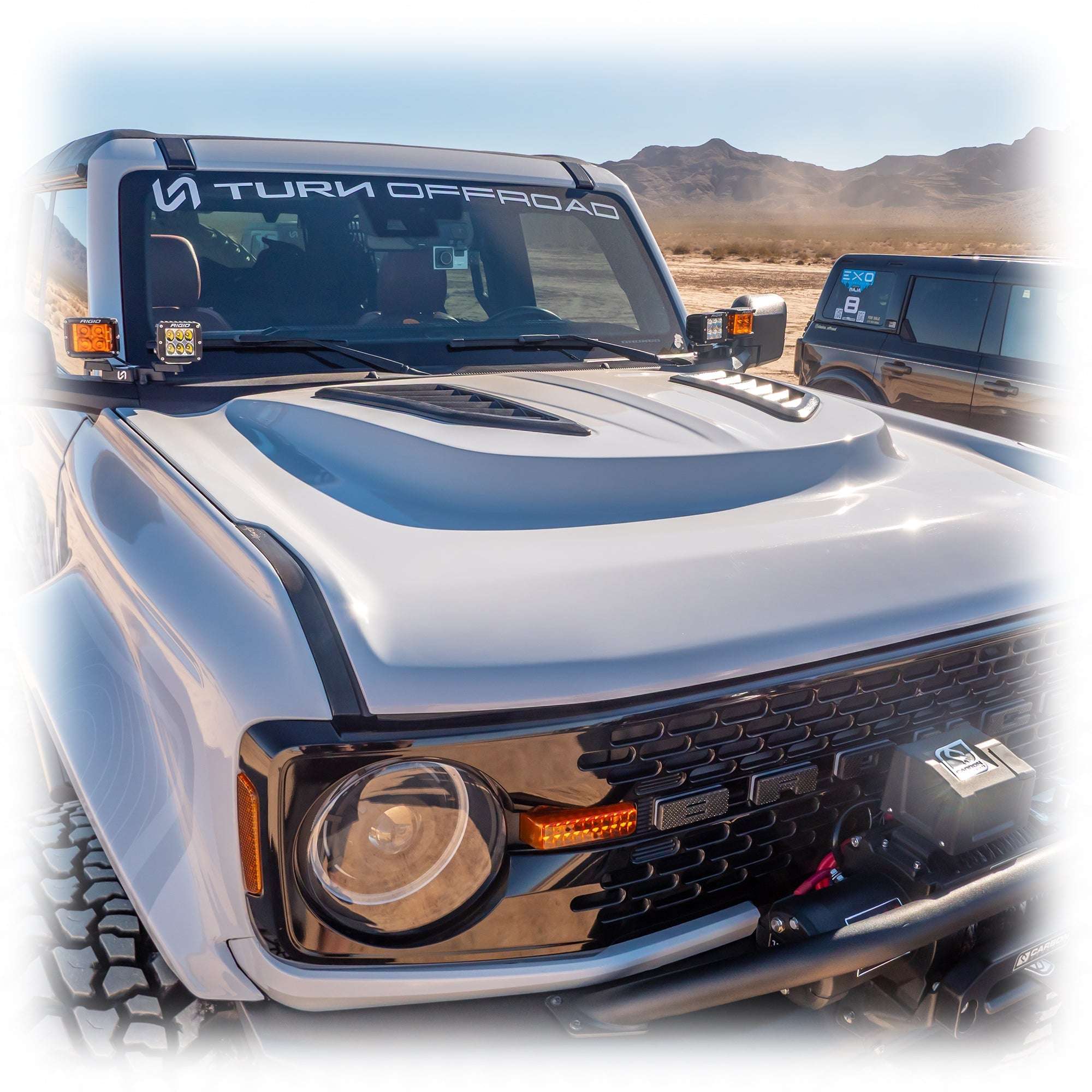 Heat Extraction Fiberglass Hood for Ford Bronco
