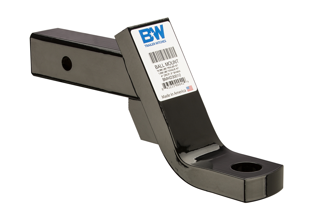 Heavy Duty Ball Mount, 4" drop, 2x6" Shank BMHD30012 - Apollo Off-Road