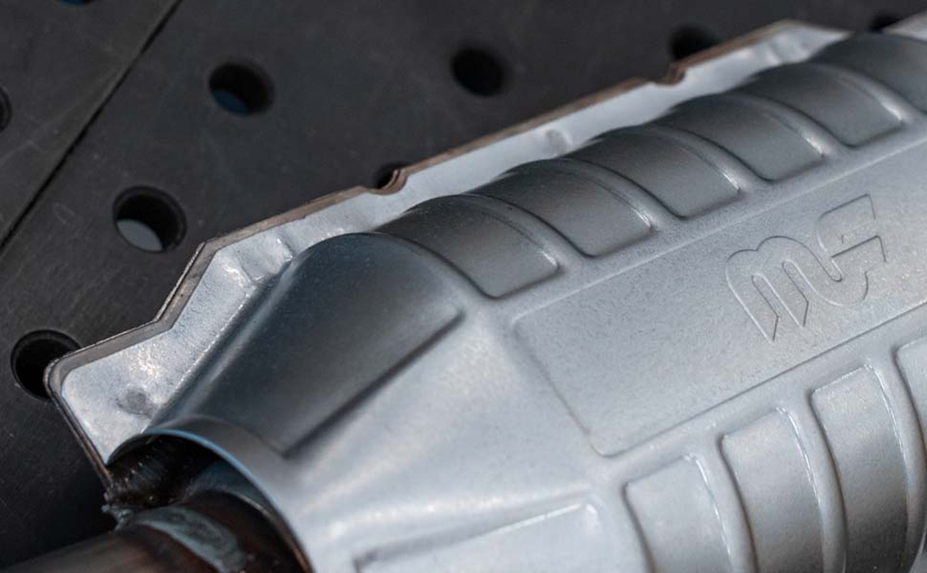 HM Grade Universal Catalytic Converter - 2.25in. - Apollo Off-Road