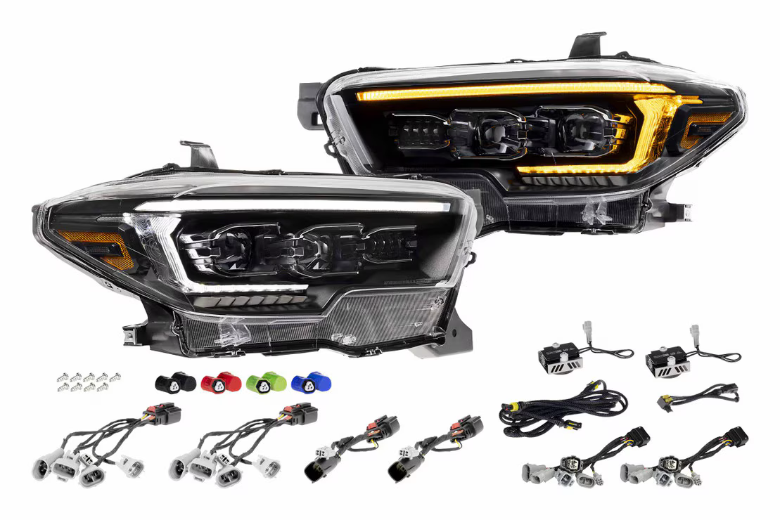 XB Evo Headlights: 2016-2023 Toyota Tacoma
