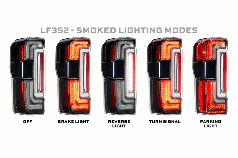 Morimoto XB LED Tails: Ford Super Duty (23+) (Pair - Smoked)