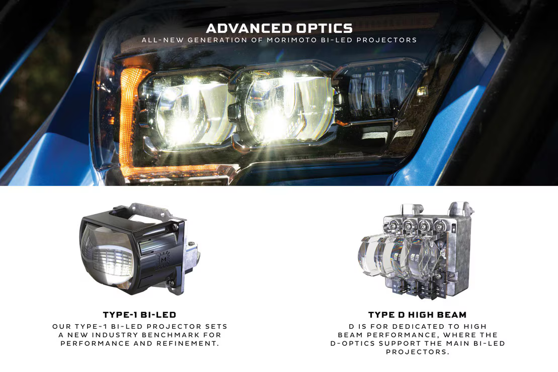 XB Evo Headlights: 2016-2023 Toyota Tacoma