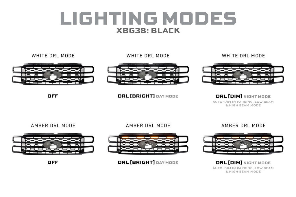 Morimoto XBG LED Grille: Ford Super Duty (2023+)