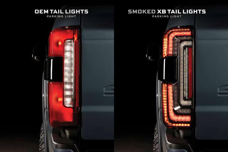 Morimoto XB LED Tails: Ford Super Duty (23+) (Pair - Smoked)