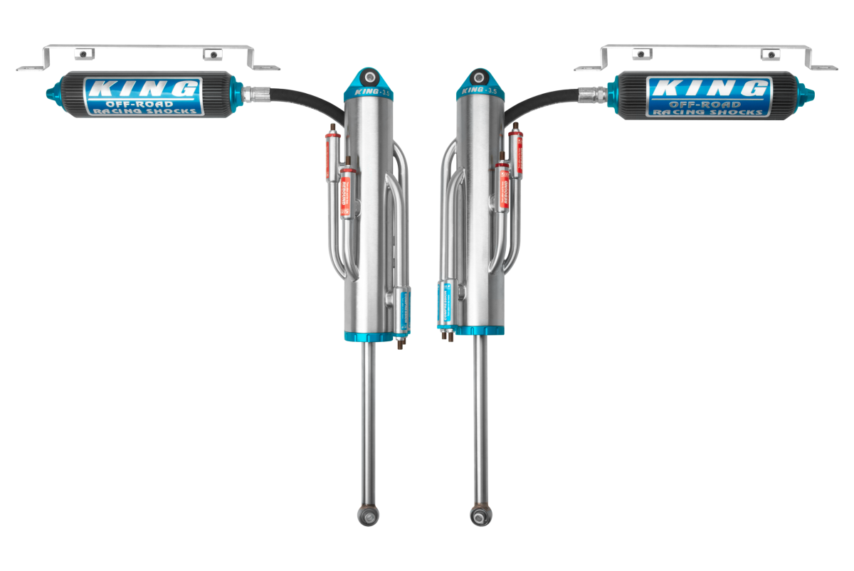 King Shocks F150 Raptor 2021+ Rear 3.5 Bypass Shocks w/ Finned Reservoirs