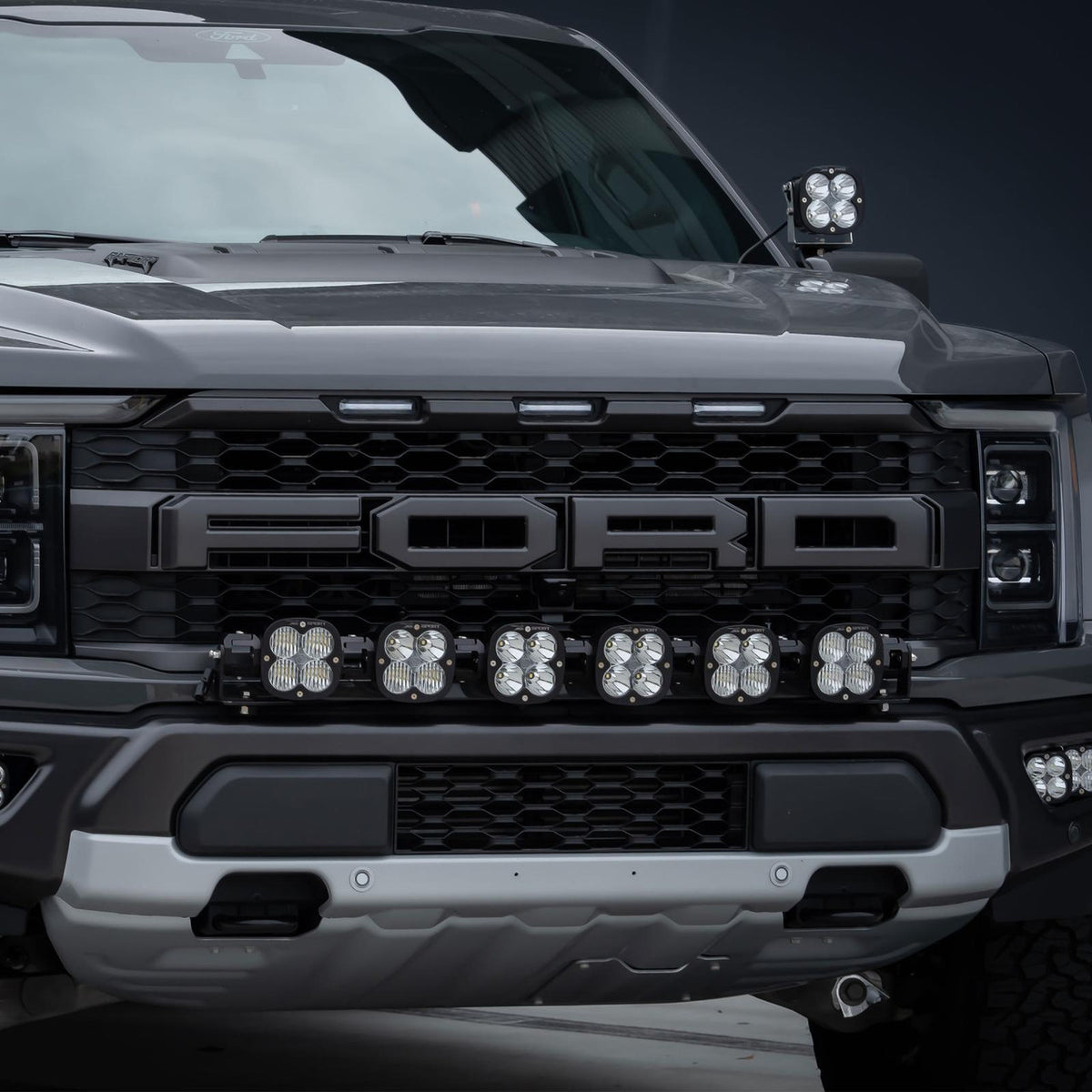 2021+ Ford F-150 Raptor XL Pro Linkable Light Bar Kit (Standard Bumper)