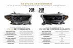 XB Evo Headlights: 2016-2023 Toyota Tacoma