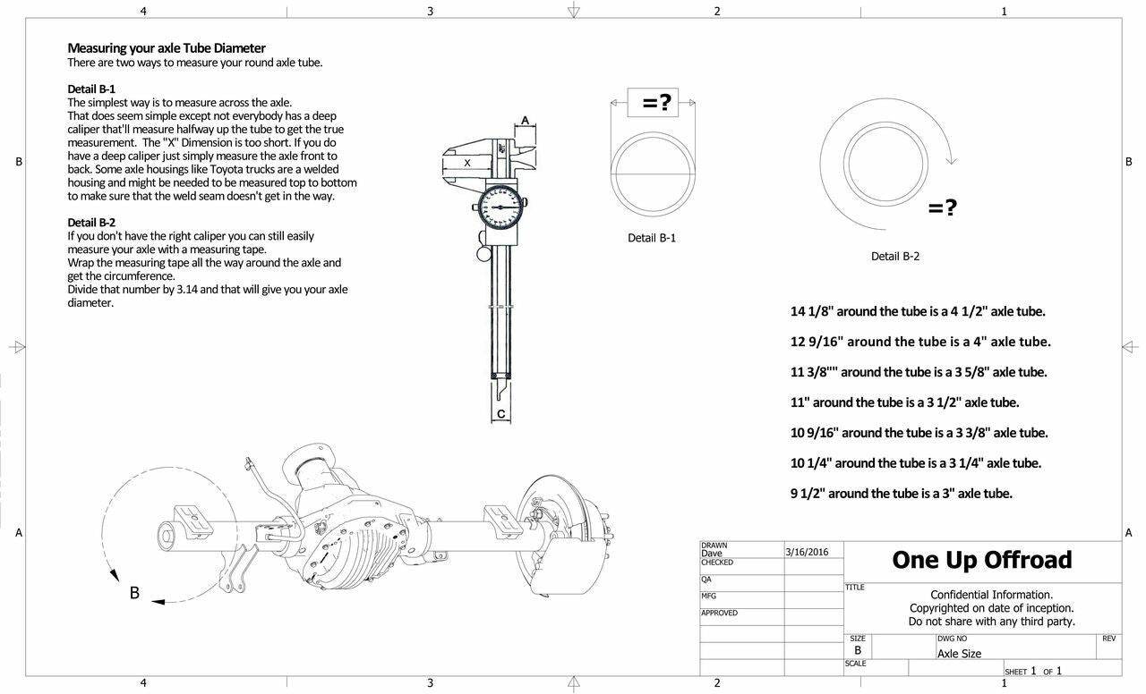 Under Axle Bar Mount, 3 in thru 3-3/8 in Axle, U-Bolts Down