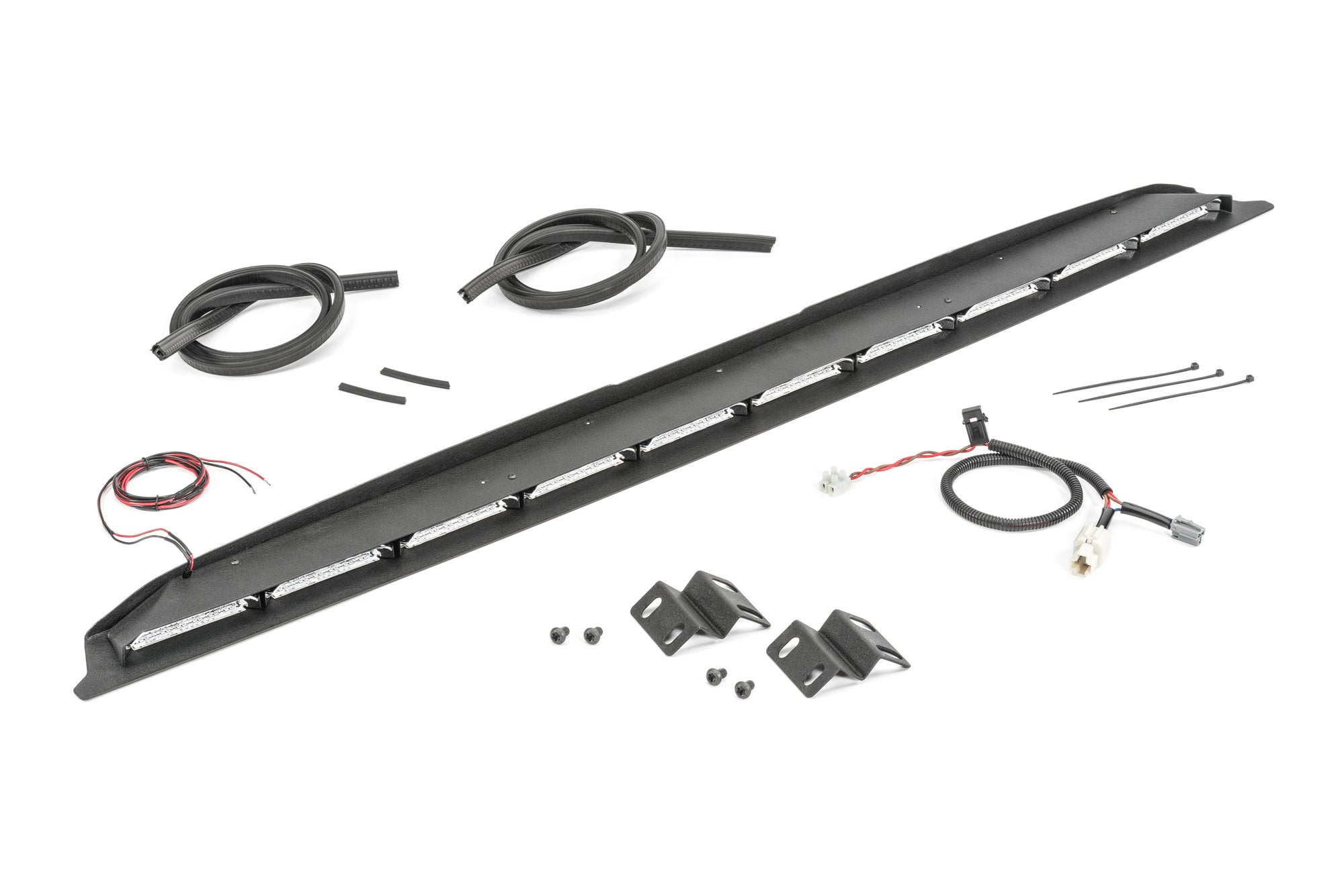 MPower ORV Interior Light Bar for 2018+ Jeep Wrangler JL/Gladiator JT without ACC, 10 Module, Full 1 Piece, Amber/White