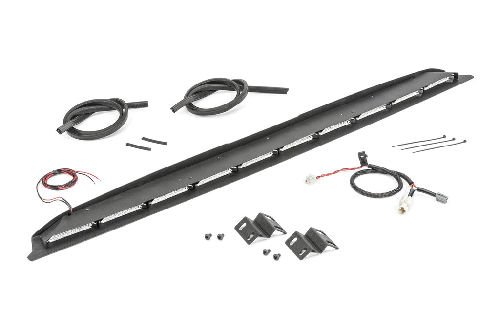 MPower ORV Interior Light Bar for 2017-18 Jeep Wrangler JK, 10 Module, Full 1 Piece, Amber/White