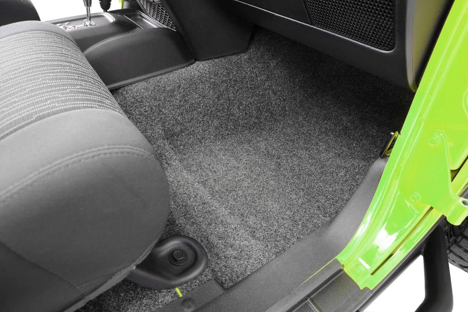 Jeep Bedrug 07-18 Jeep JK Unltd 4DR Front 4 Piece Floor Kit (Includes Heat Shields) - Apollo Off-Road