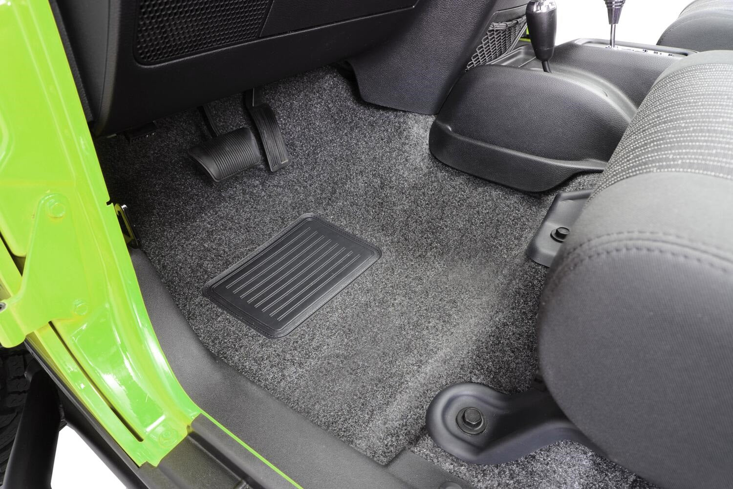 Jeep Bedrug 07-18 Jeep JK Unltd 4DR Front 4 Piece Floor Kit (Includes Heat Shields) - Apollo Off-Road