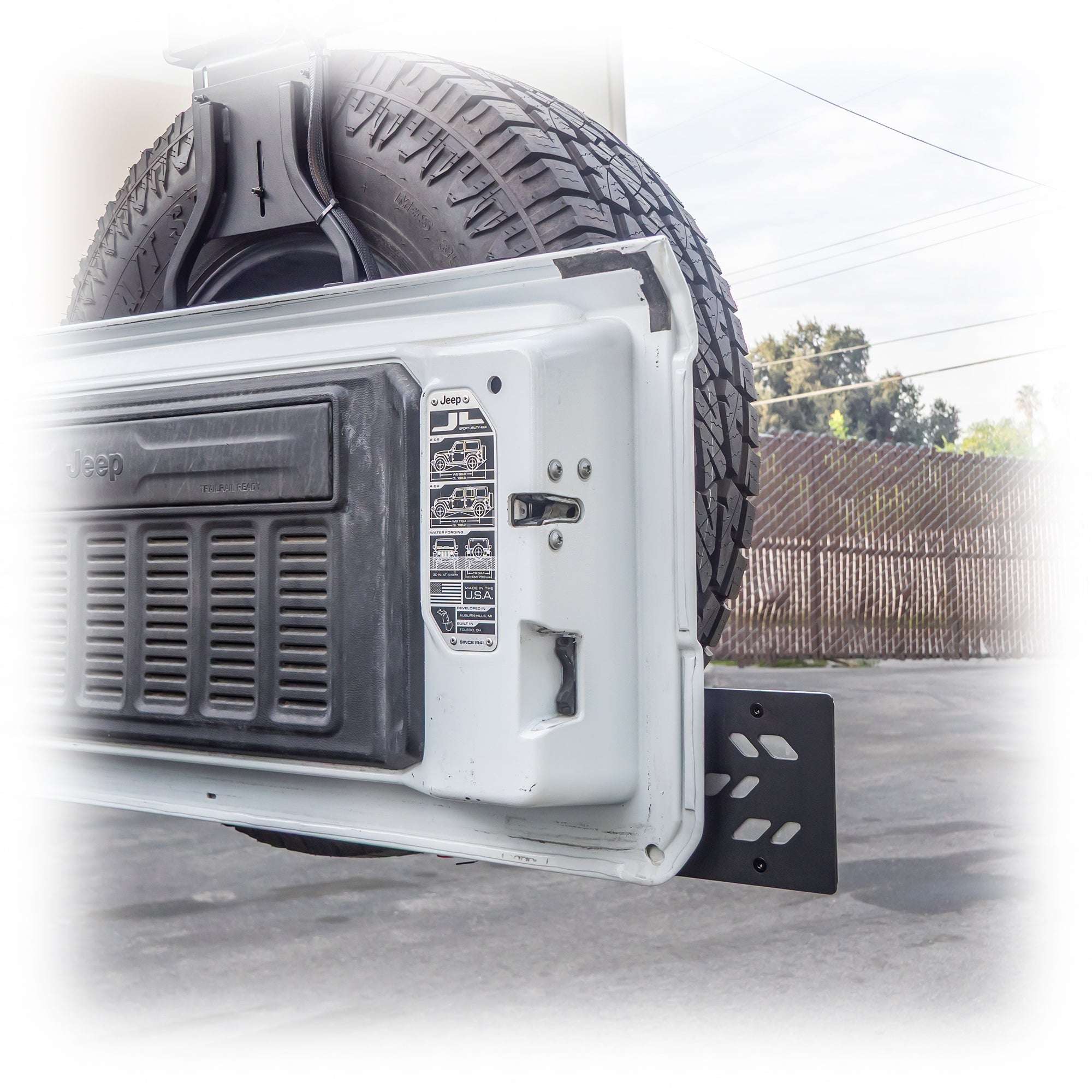 License Plate Relocation Kit for Jeep Wrangler JL