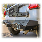 Rear Bumper with LED Pod Lights and Hitch Receiver for Jeep Wrangler JL