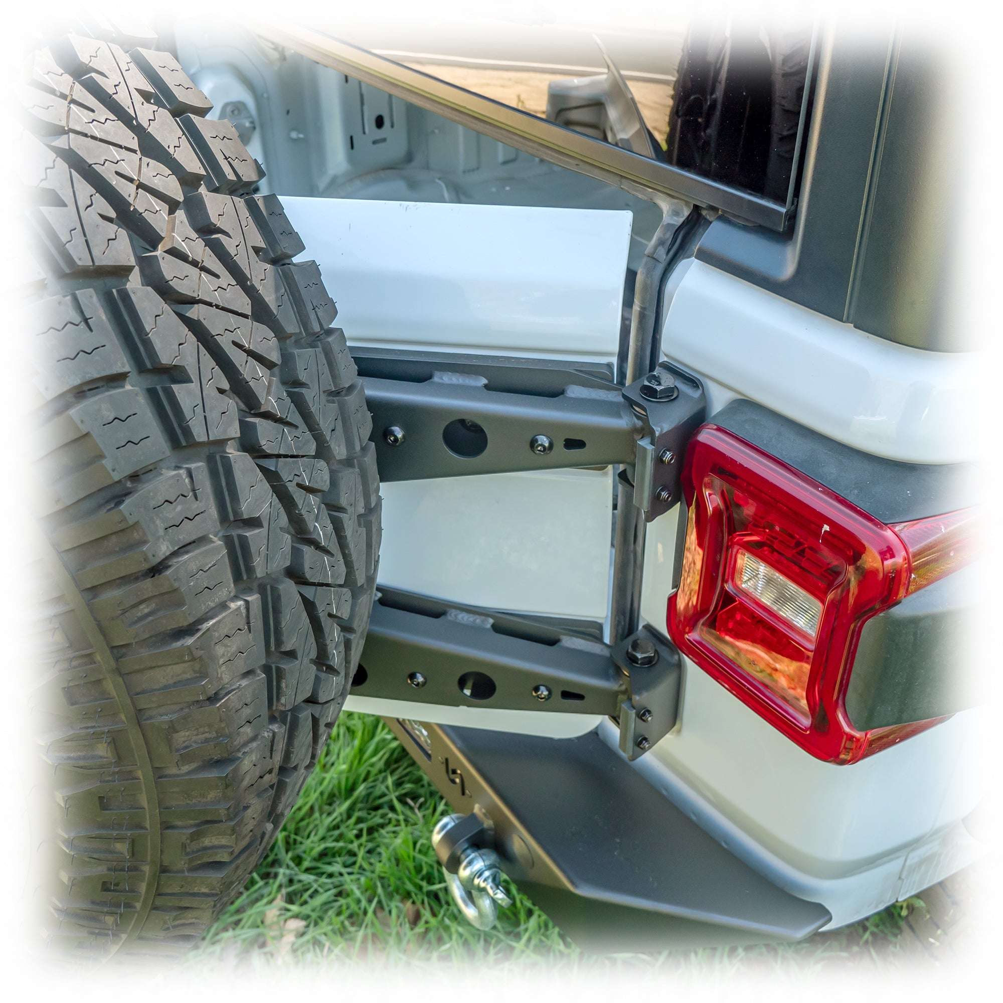 Tailgate Reinforcement Tire Carrier for Jeep Wrangler JL