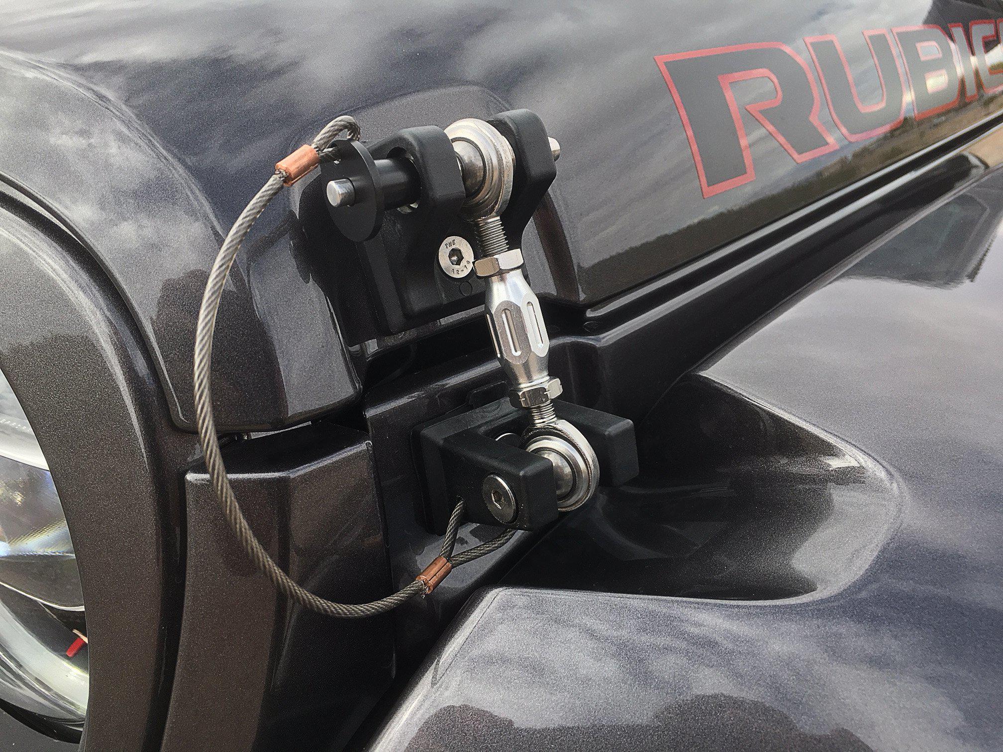 Jeep JL/Gladiator Hood Hold Down; Pair - Apollo Off-Road