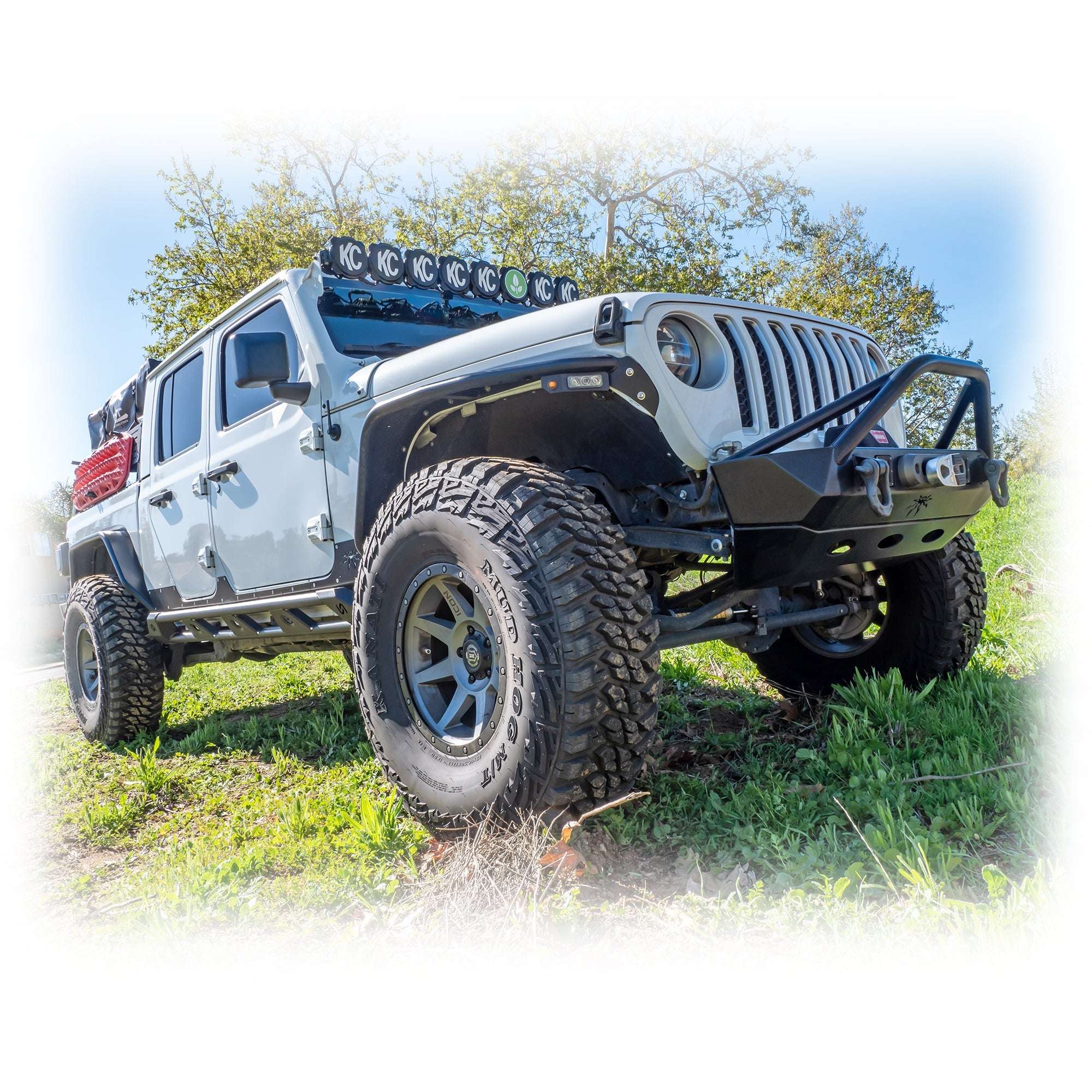 Rock Sliders with Frame-Mount System for Jeep Gladiator JT
