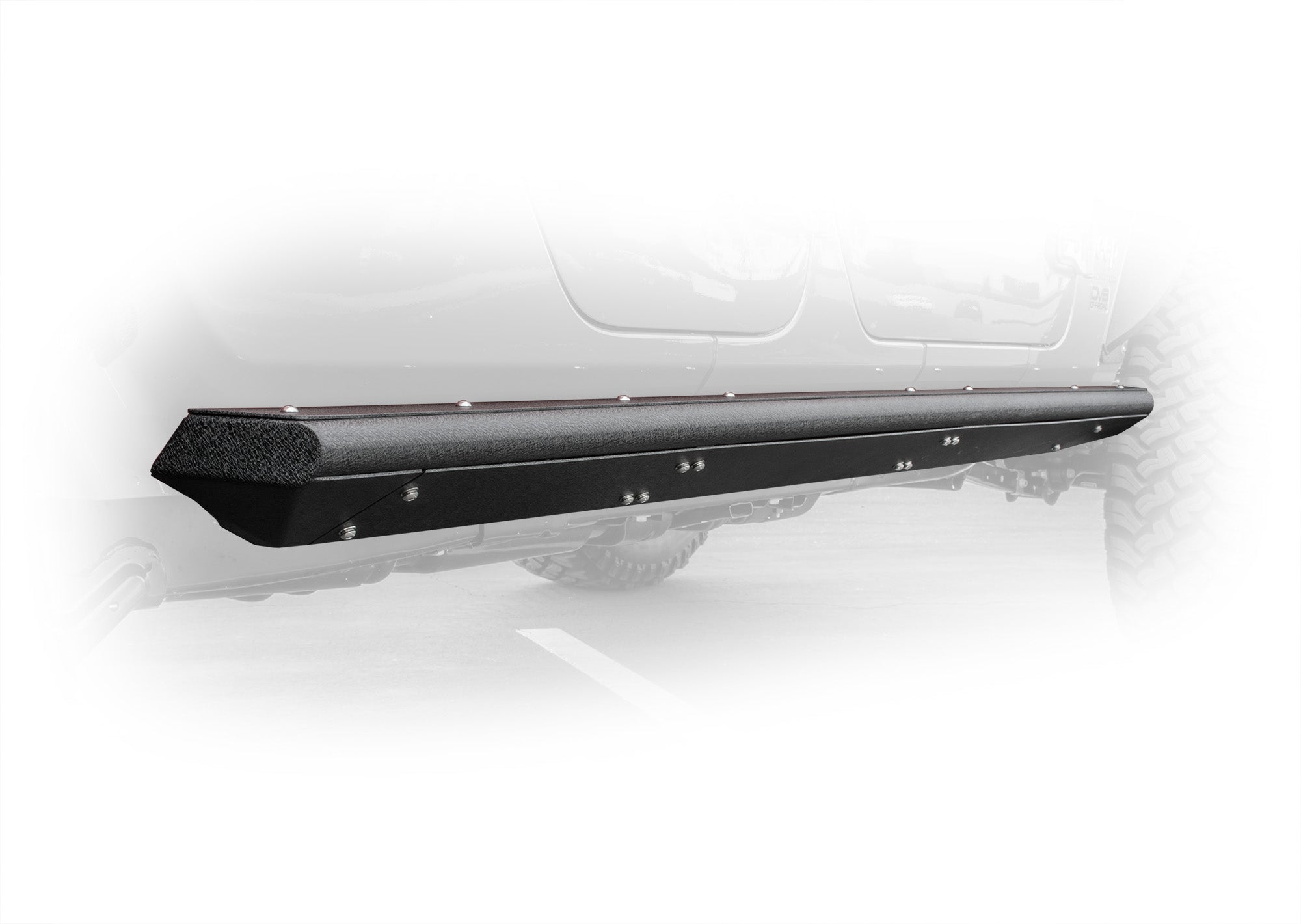Jeep JT Rock Slider With Step; Pair - Apollo Off-Road