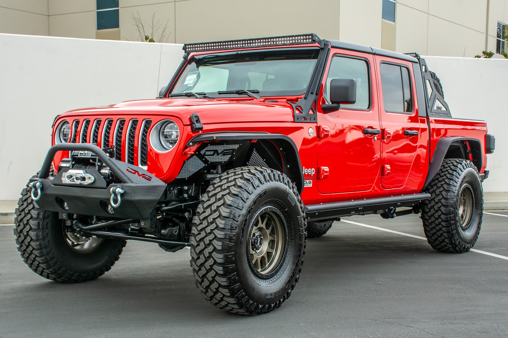 Jeep JT Rock Slider With Step; Pair - Apollo Off-Road
