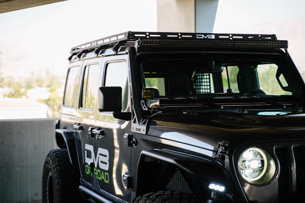 Jeep Wrangler JL & Gladiator JT A-Pillar Dual Light Pod Mounts - Apollo Off-Road