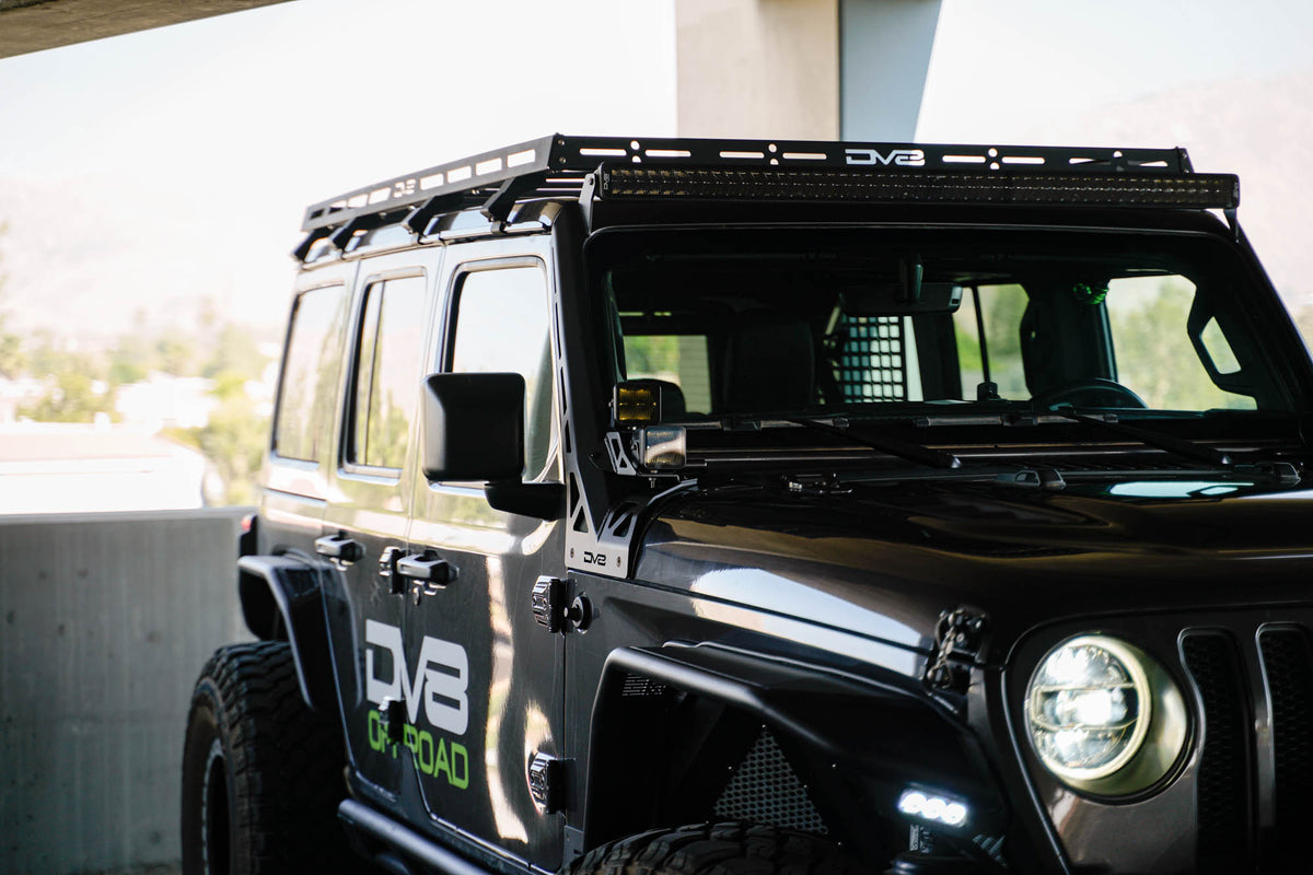Jeep Wrangler JL & Gladiator JT A-Pillar Dual Light Pod Mounts - Apollo Off-Road
