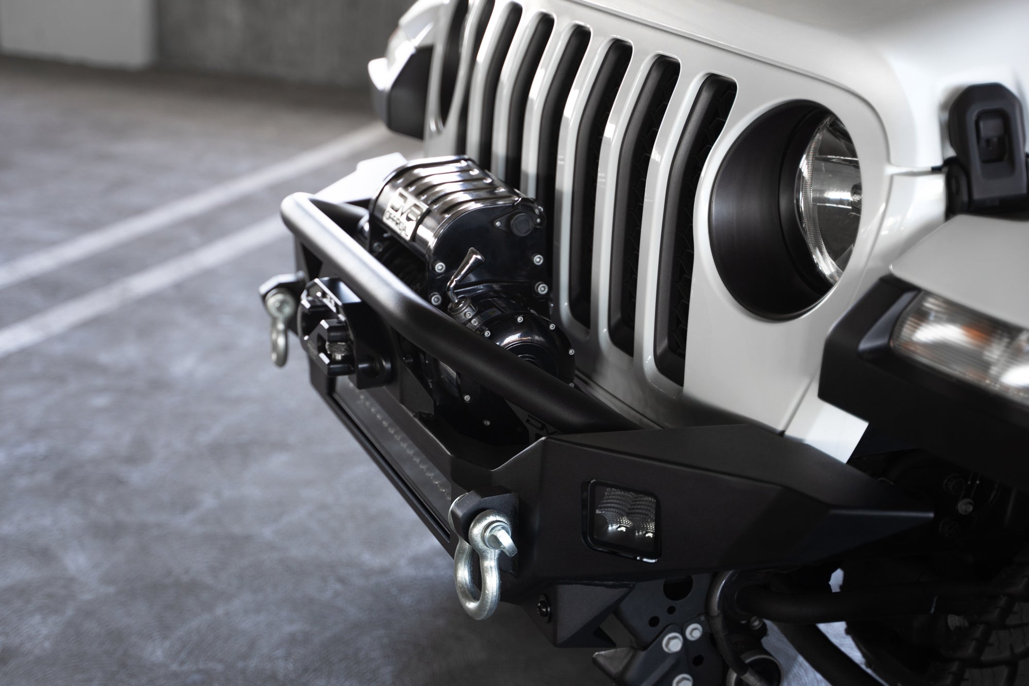 Jeep Wrangler JL & Gladiator JT FS-7 Mid-Width Winch Front Bumper - Apollo Off-Road