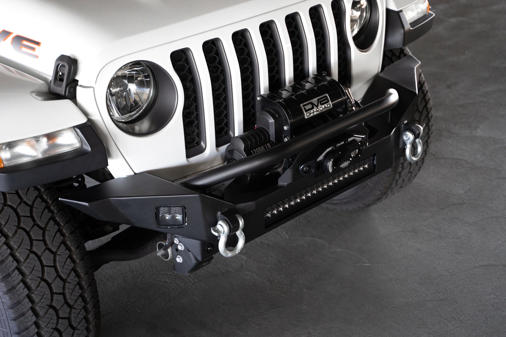 Jeep Wrangler JL & Gladiator JT FS-7 Mid-Width Winch Front Bumper - Apollo Off-Road