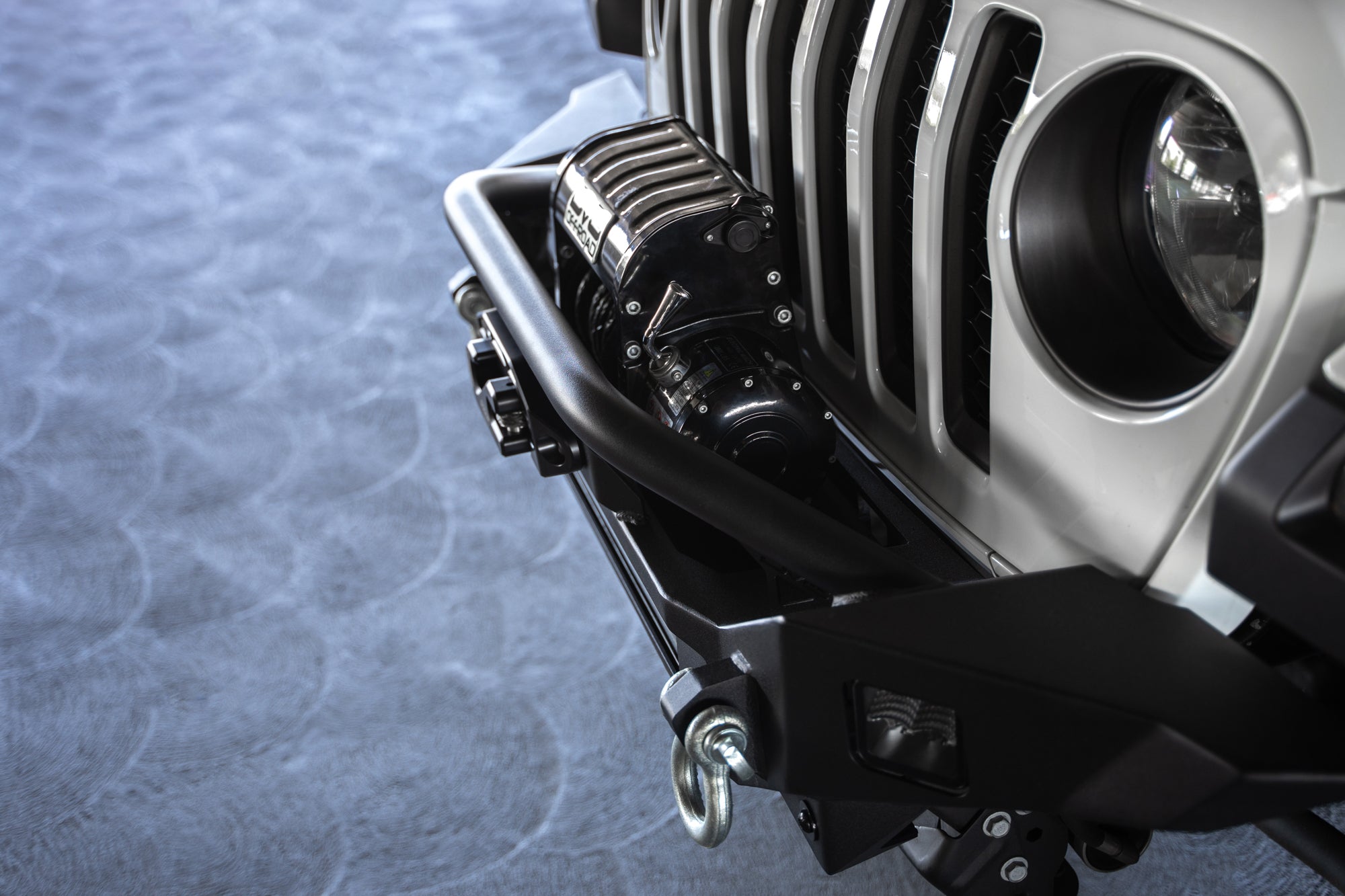 Jeep Wrangler JL & Gladiator JT FS-7 Mid-Width Winch Front Bumper - Apollo Off-Road