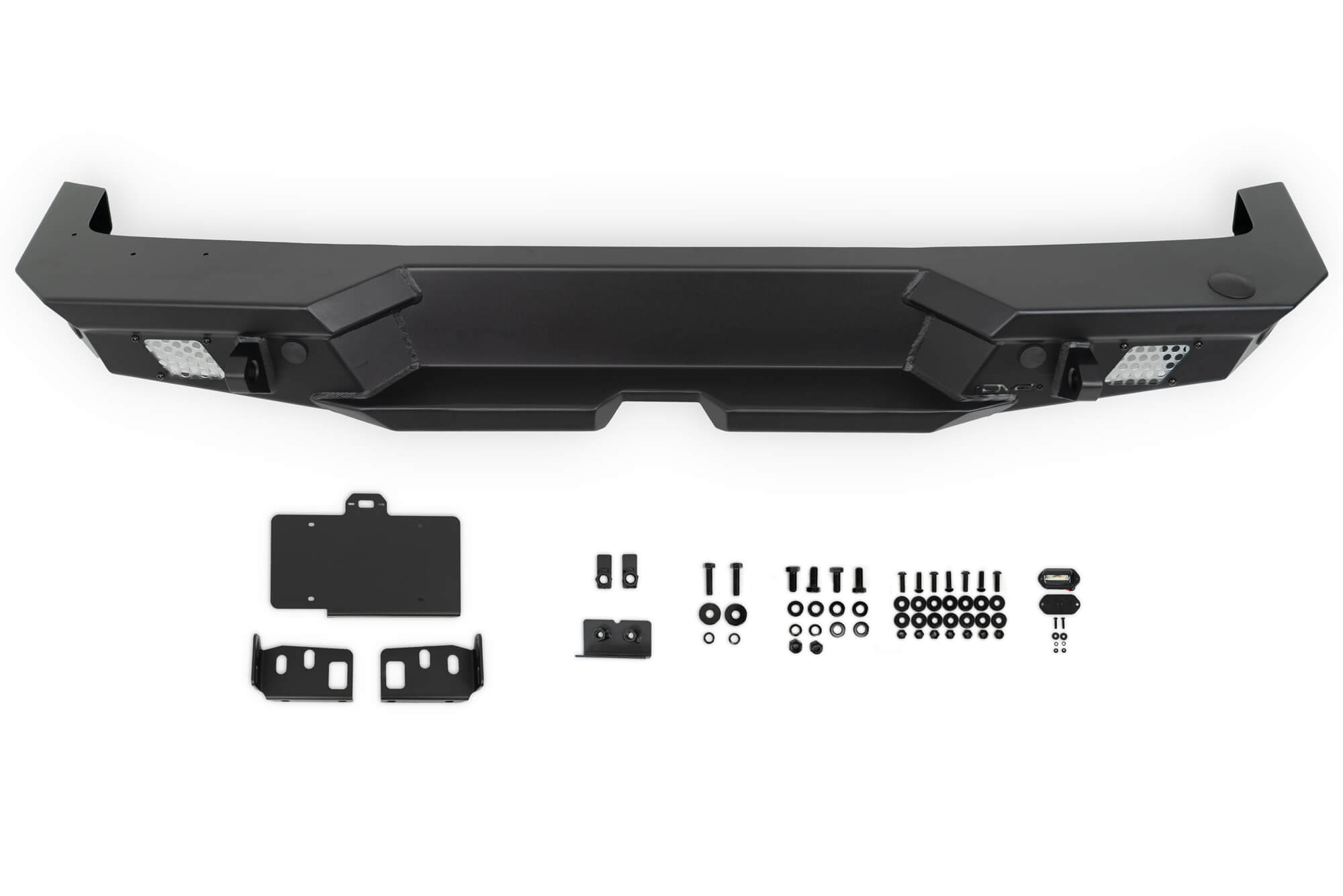 Jeep Wrangler JL MTO Series Rear Bumper w/ Optional Tire Carrier - Apollo Off-Road