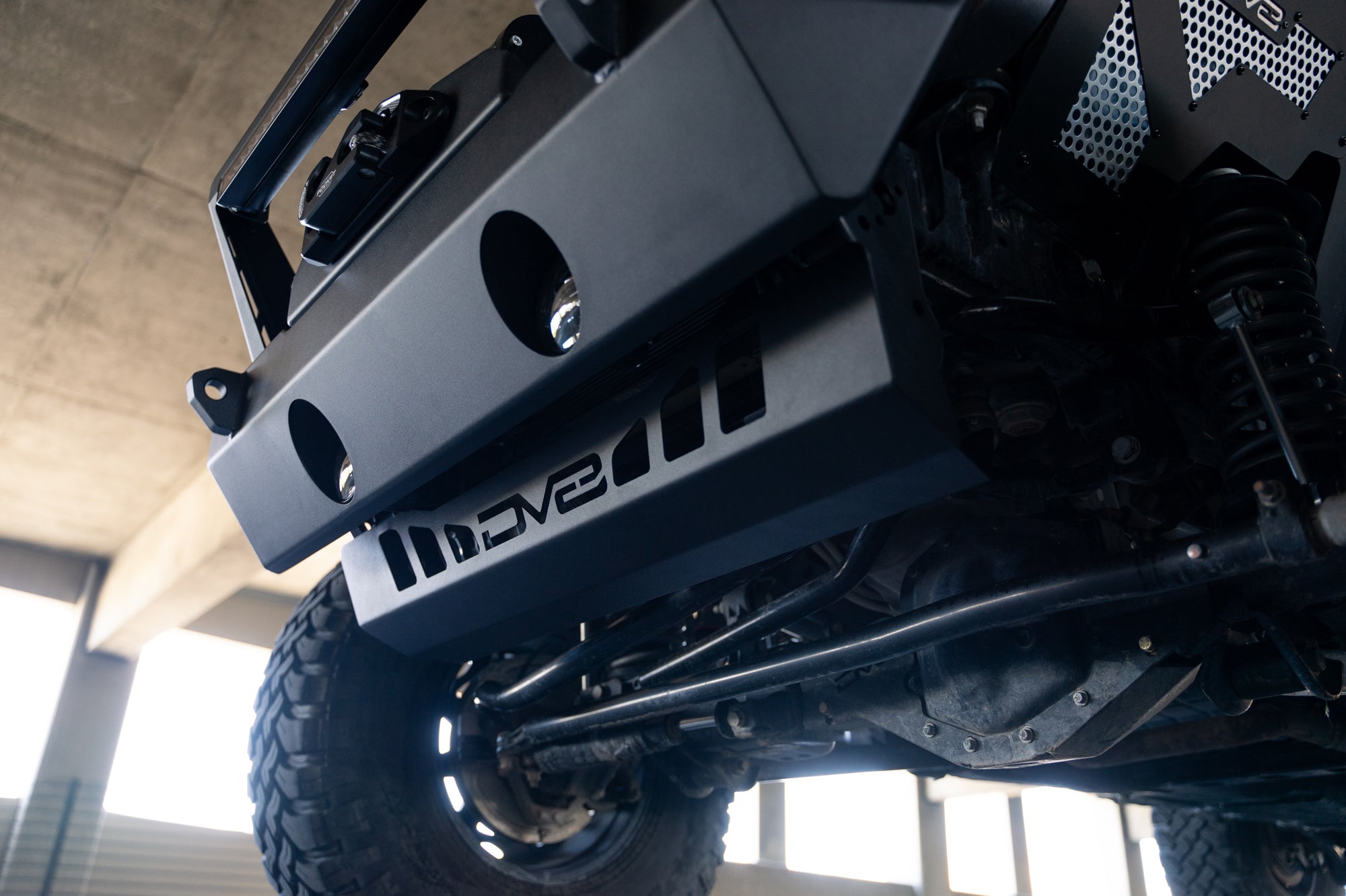 JL/JT Front Bumper Sway-Bar Disconnect Motor Skid Plate - Apollo Off-Road