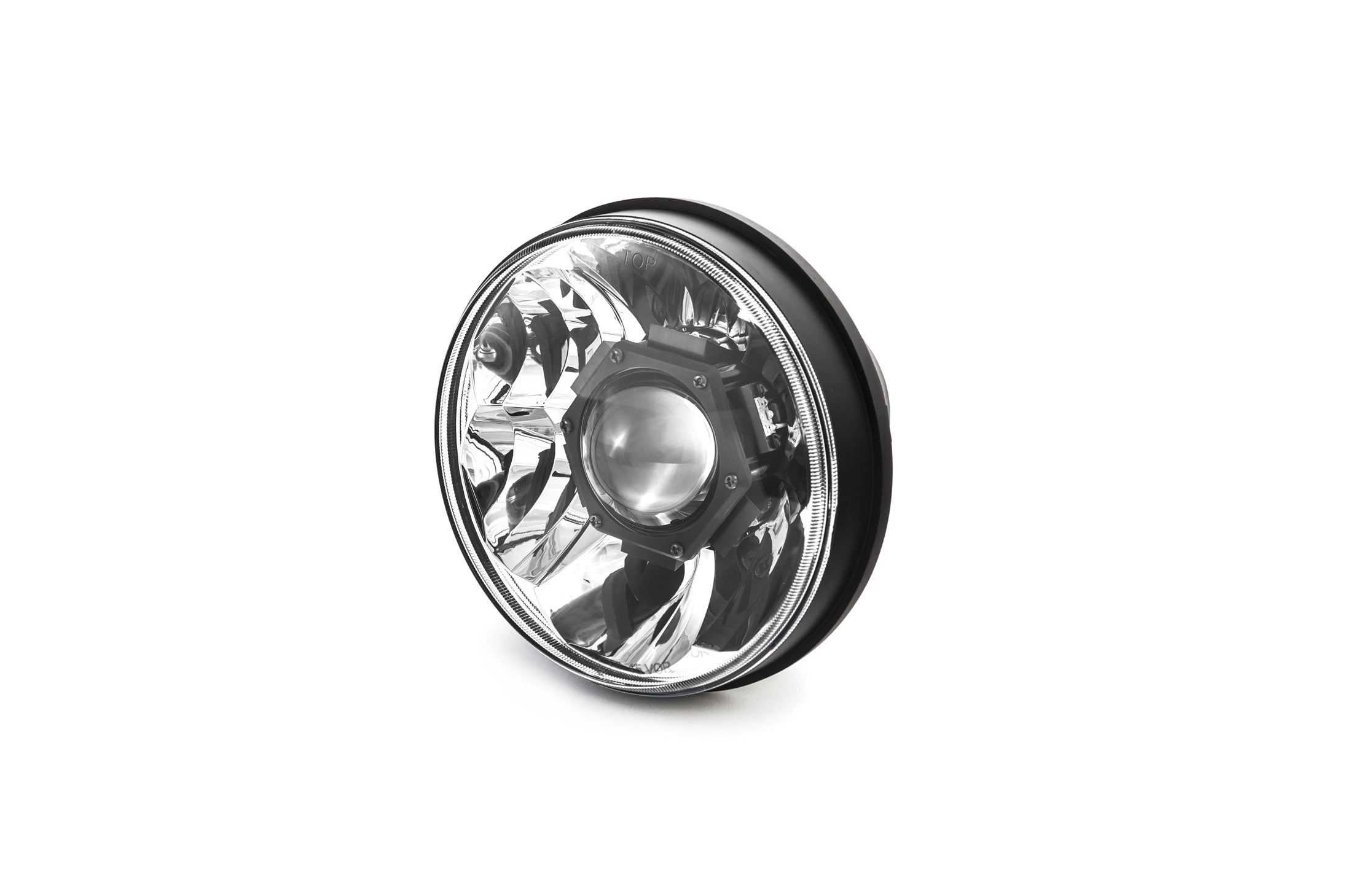 KC HiLiTES 7 in Gravity LED Pro - 2-Headlights - 40W Driving Beam - for 07-18 Jeep JK - Apollo Off-Road