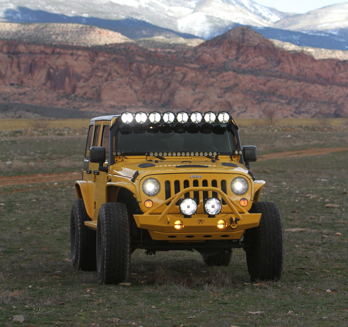 KC HiLiTES 7 in Gravity LED Pro - 2-Headlights - 40W Driving Beam - for 07-18 Jeep JK - Apollo Off-Road